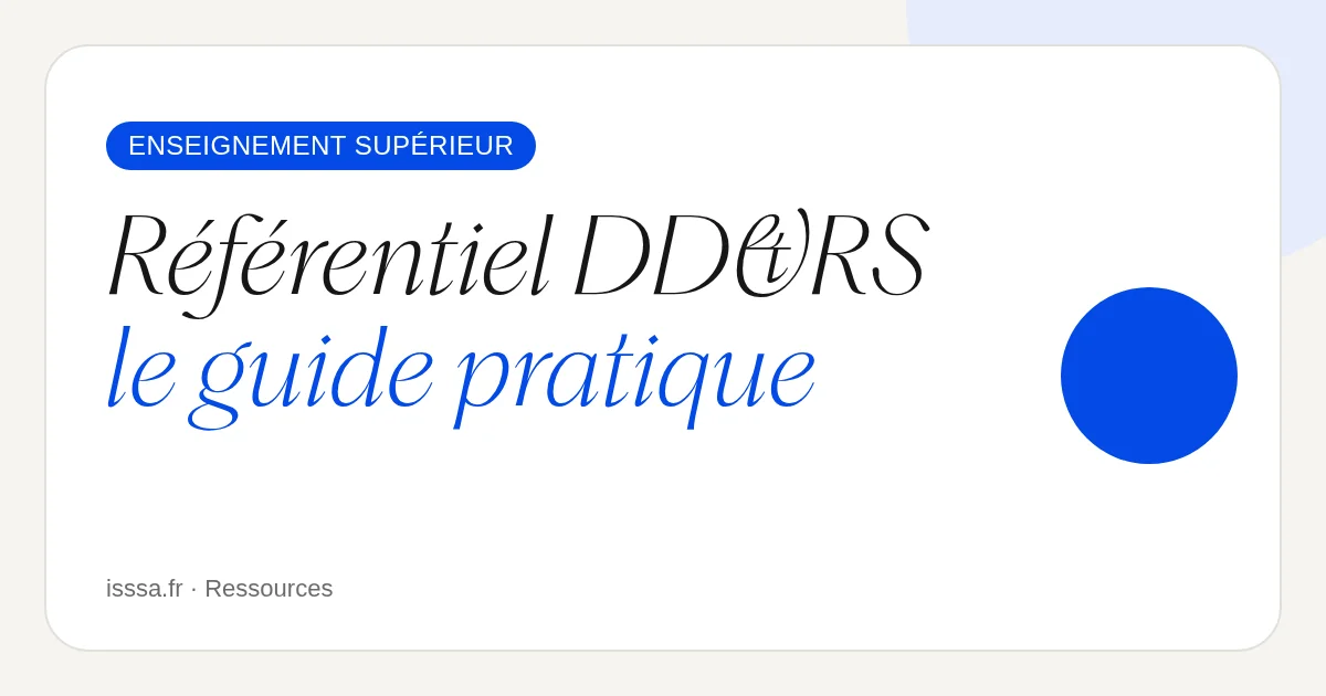 Couverture de l'article : Référentiel DD&RS, le guide pratique